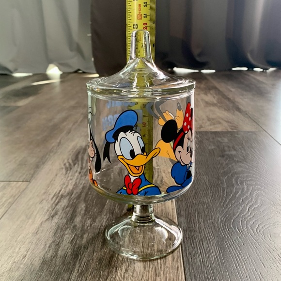 Apothecary Jar Walt Disney World Mickey Minnie Goofy Donald AS IS - Picture 10 of 10